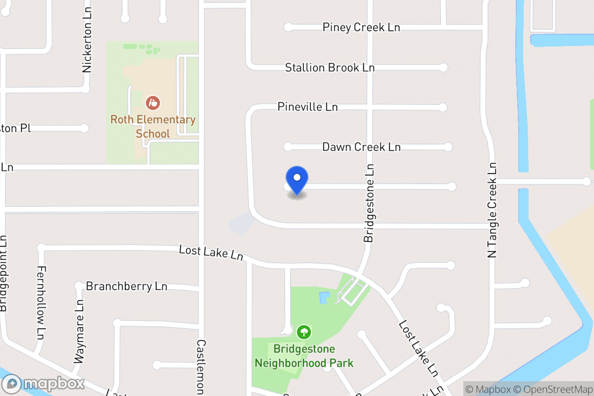 Map of 4511 Shalom Creek Ln, Spring