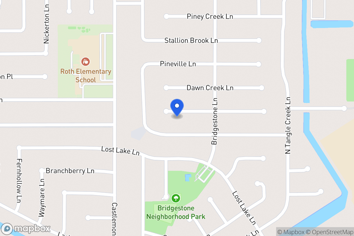 Map of 4507 Shalom Creek Ln, Spring