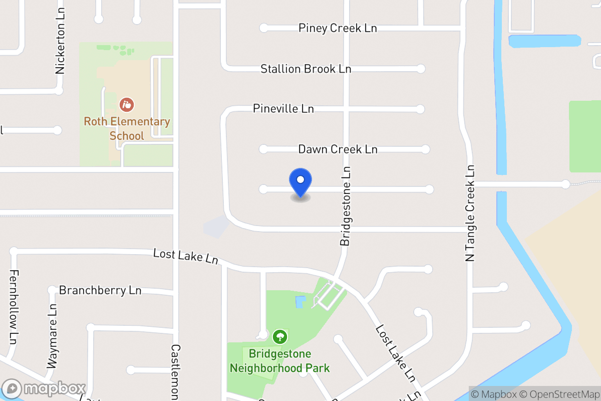 Map of 4419 Shalom Creek Ln, Spring