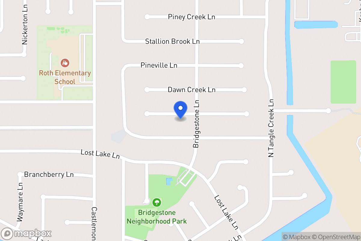 Map of 4411 Shalom Creek Ln, Spring