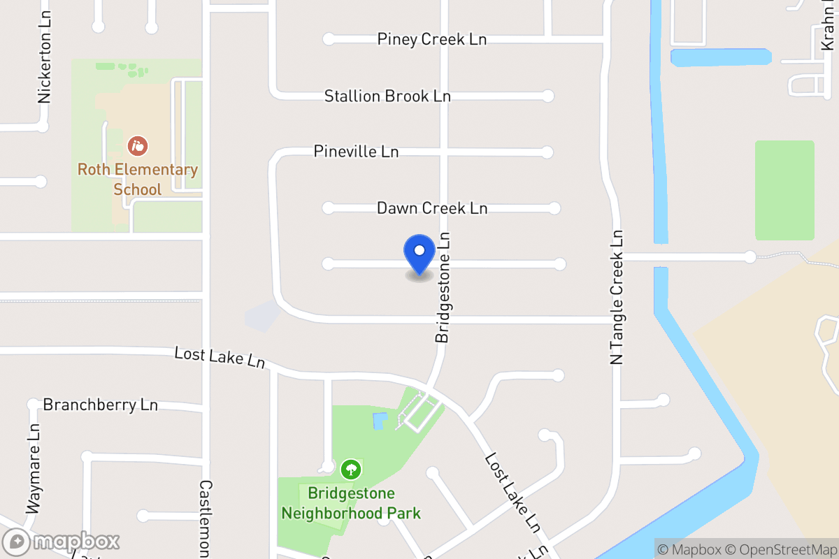 Map of 4407 Shalom Creek Ln, Spring