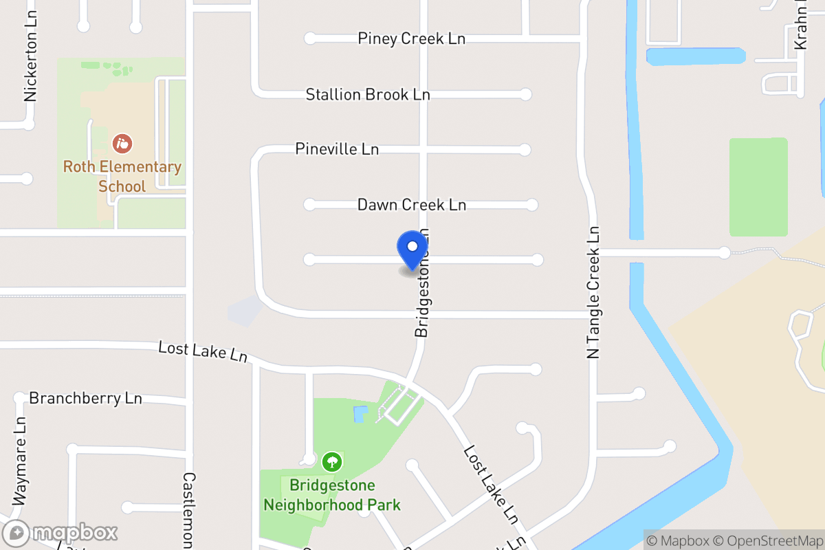 Map of 4403 Shalom Creek Ln, Spring