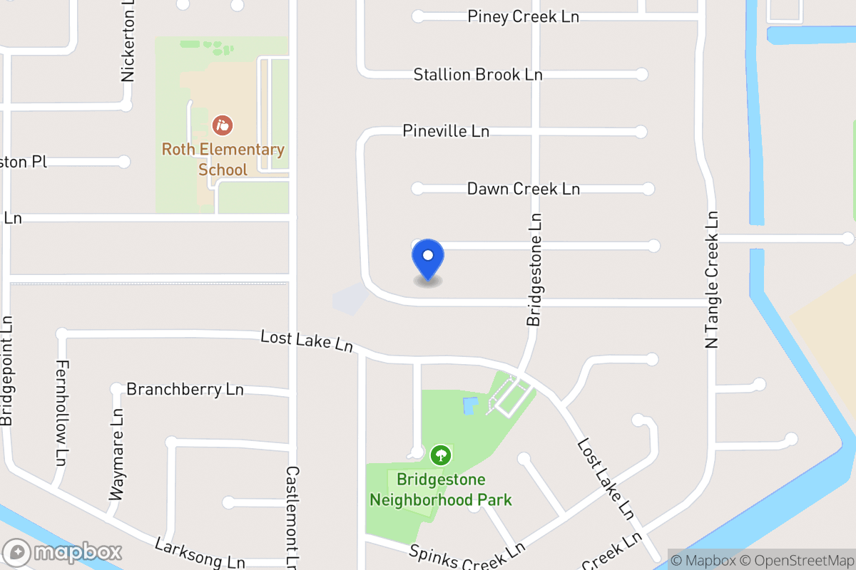 Map of 4510 Owens Creek Ln, Spring