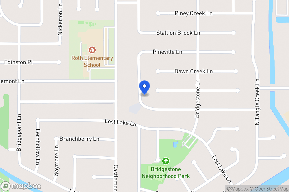 Map of 21506 Slippery Creek Ln, Spring
