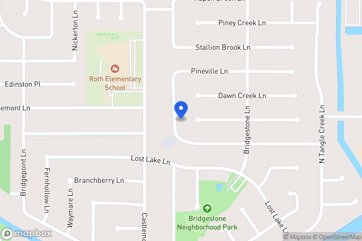 Map of 21510 Slippery Creek Ln, Spring
