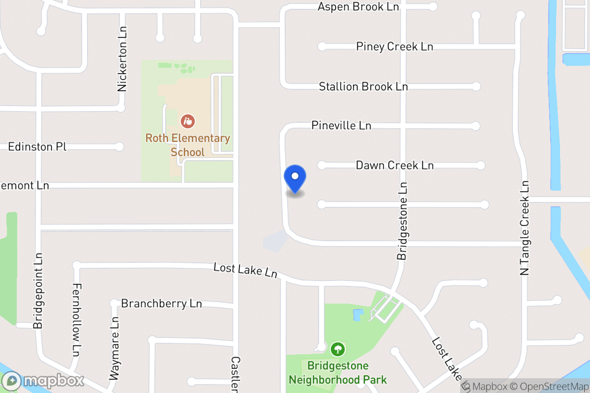 Map of 21514 Slippery Creek Ln, Spring