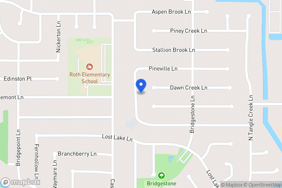 Map of 21522 Slippery Creek Ln, Spring