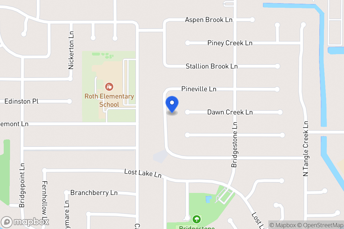 Map of 21602 Slippery Creek Ln, Spring