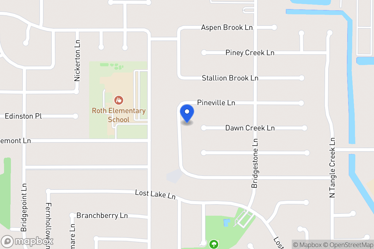 Map of 21606 Slippery Creek Ln, Spring
