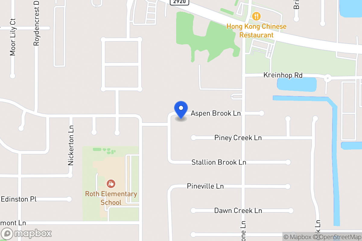 Map of 4519 Aspen Brook Ln, Spring