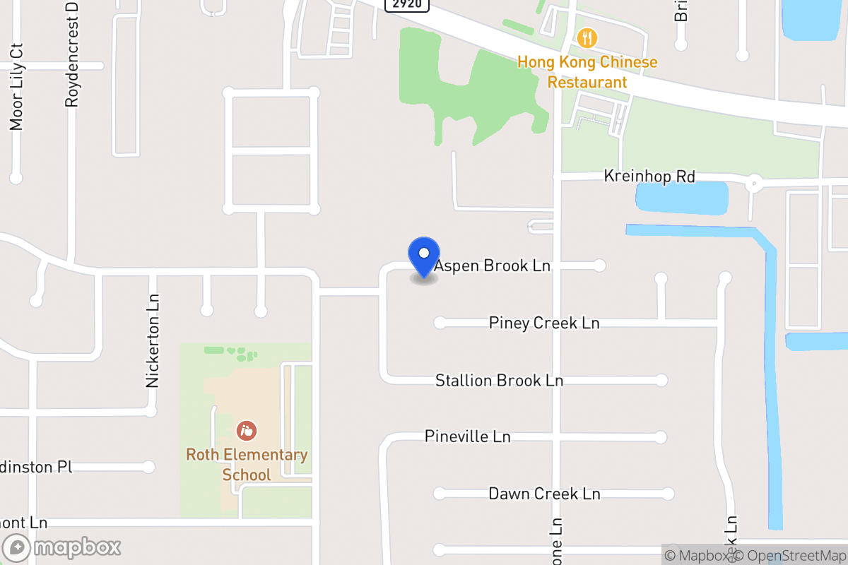 Map of 4515 Aspen Brook Ln, Spring