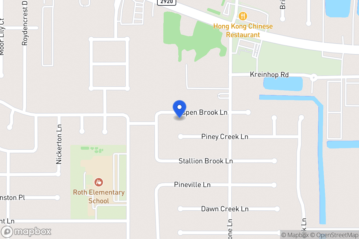Map of 4511 Aspen Brook Ln, Spring