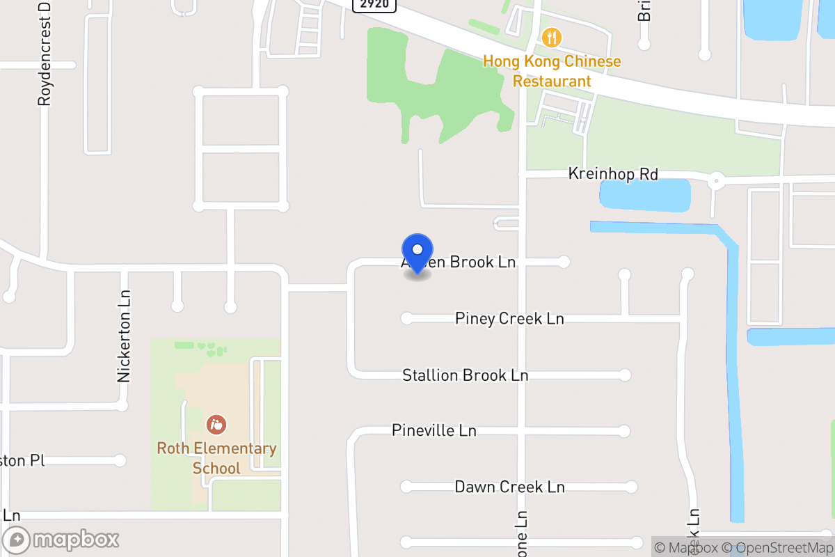 Map of 4507 Aspen Brook Ln, Spring