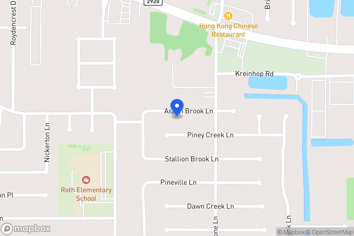 Map of 4503 Aspen Brook Ln, Spring