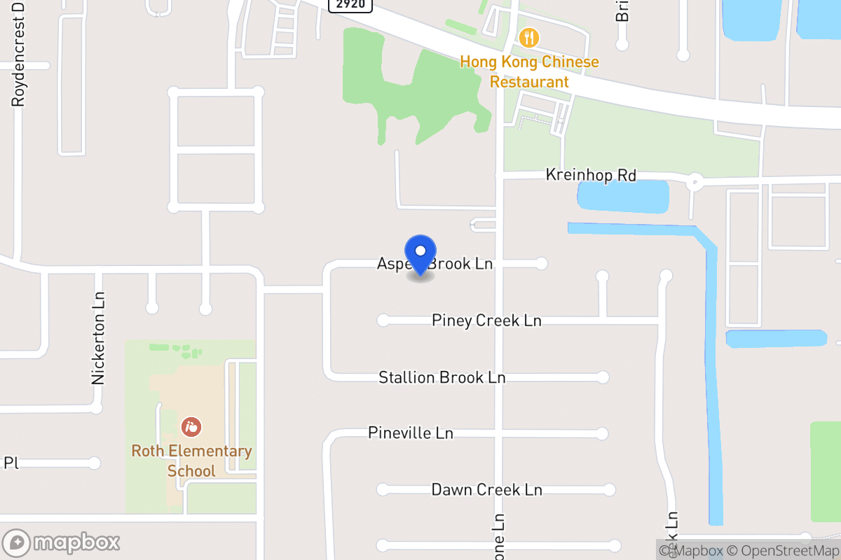 Map of 4423 Aspen Brook Ln, Spring