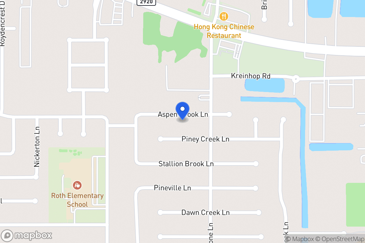 Map of 4419 Aspen Brook Ln, Spring
