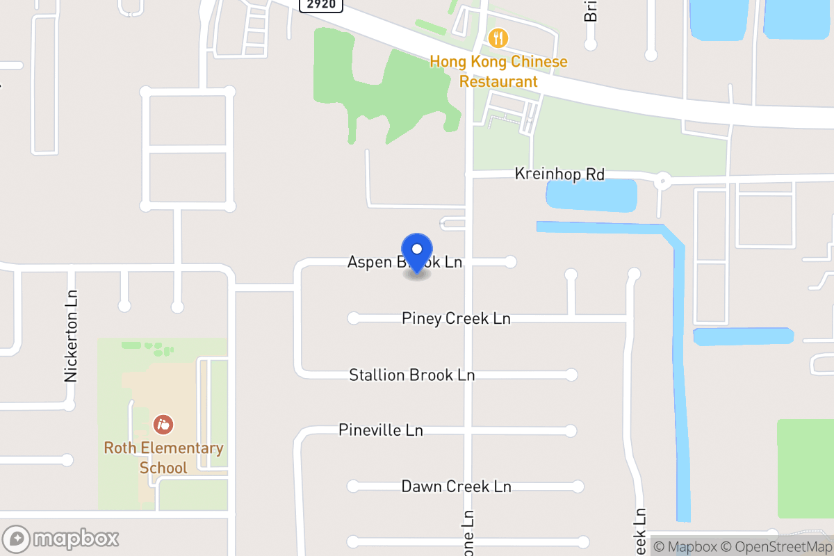 Map of 4415 Aspen Brook Ln, Spring