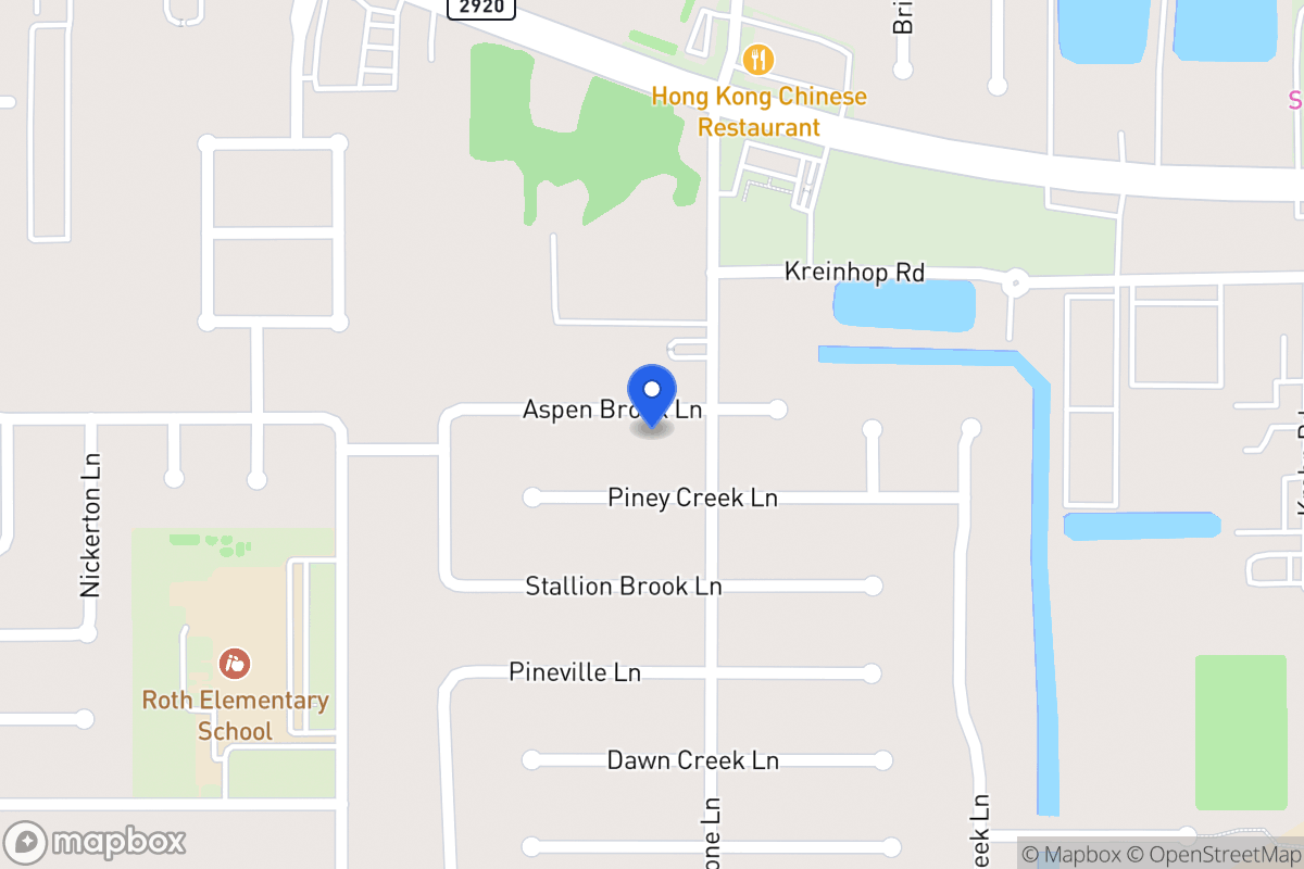 Map of 4411 Aspen Brook Ln, Spring