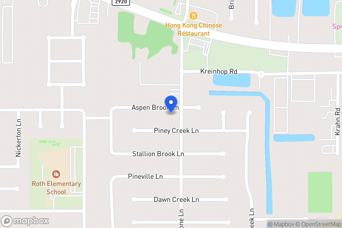 Map of 4407 Aspen Brook Ln, Spring