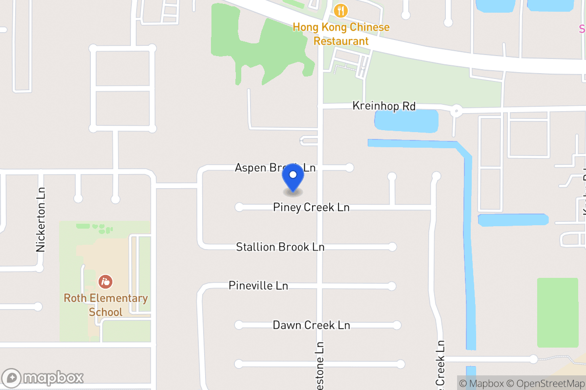 Map of 4410 Piney Creek Ln, Spring