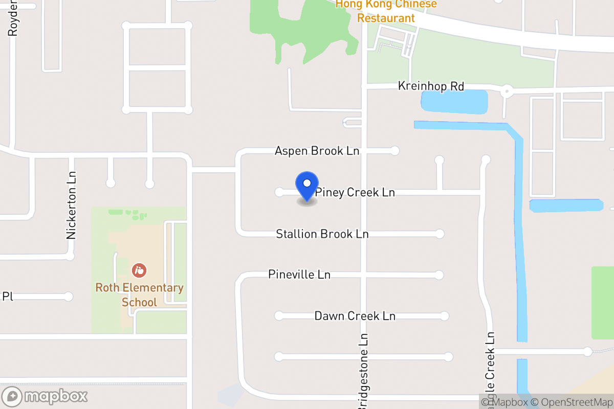 Map of 4503 Piney Creek Ln, Spring