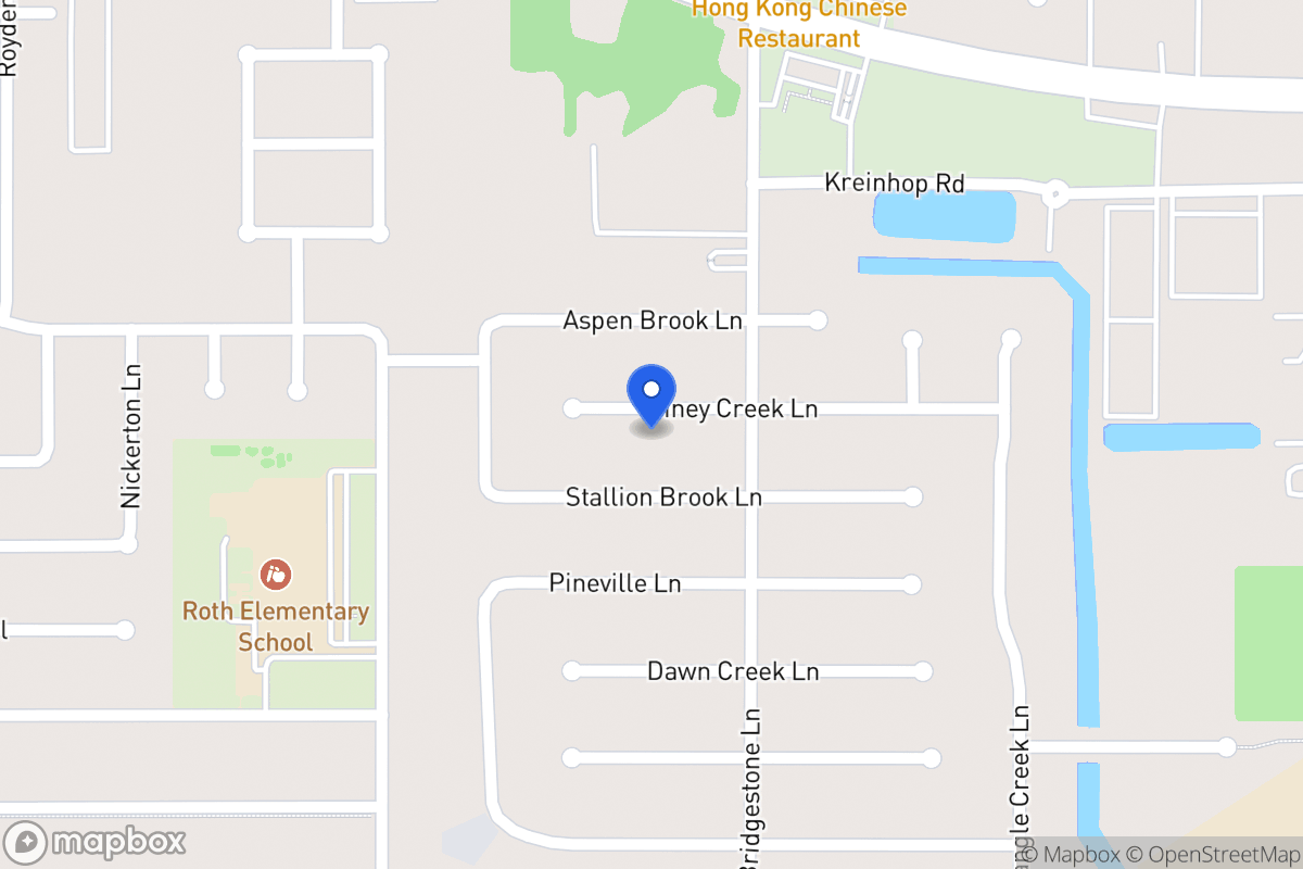 Map of 4419 Piney Creek Ln, Spring