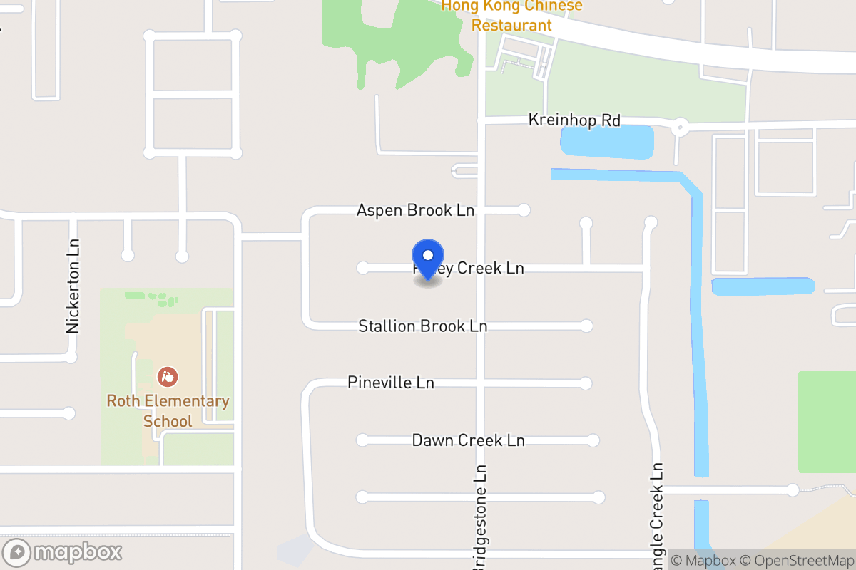 Map of 4415 Piney Creek Ln, Spring