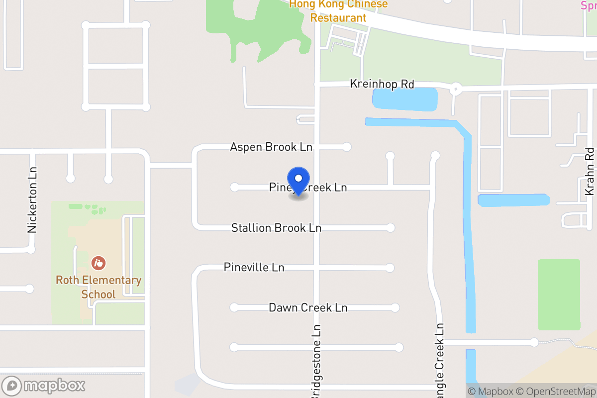 Map of 4407 Piney Creek Ln, Spring
