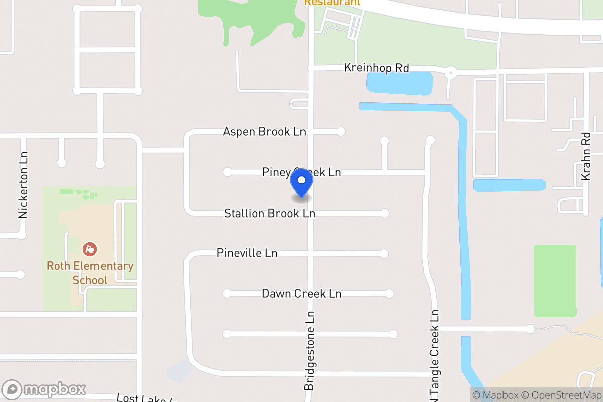 Map of 4402 Stallion Brook Ln, Spring