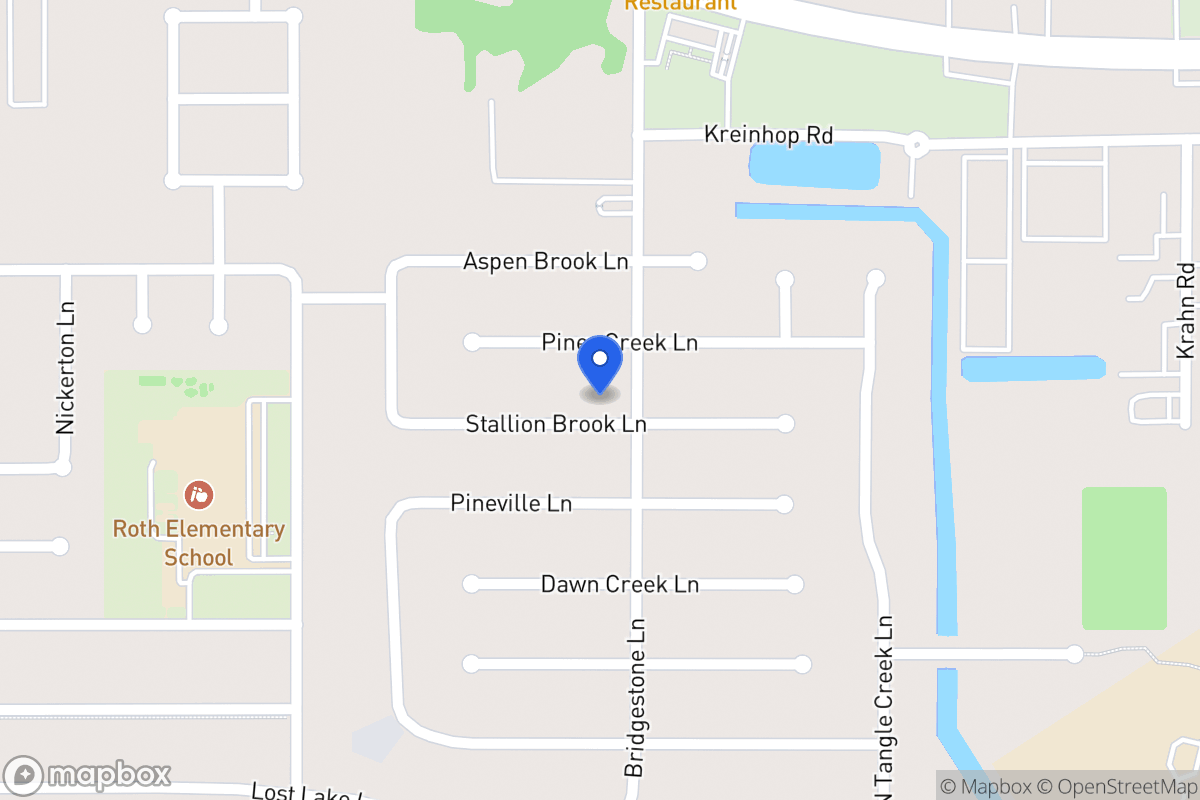Map of 4406 Stallion Brook Ln, Spring