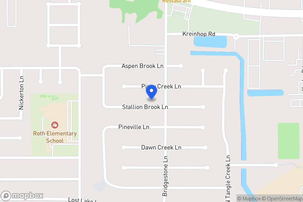 Map of 4410 Stallion Brook Ln, Spring