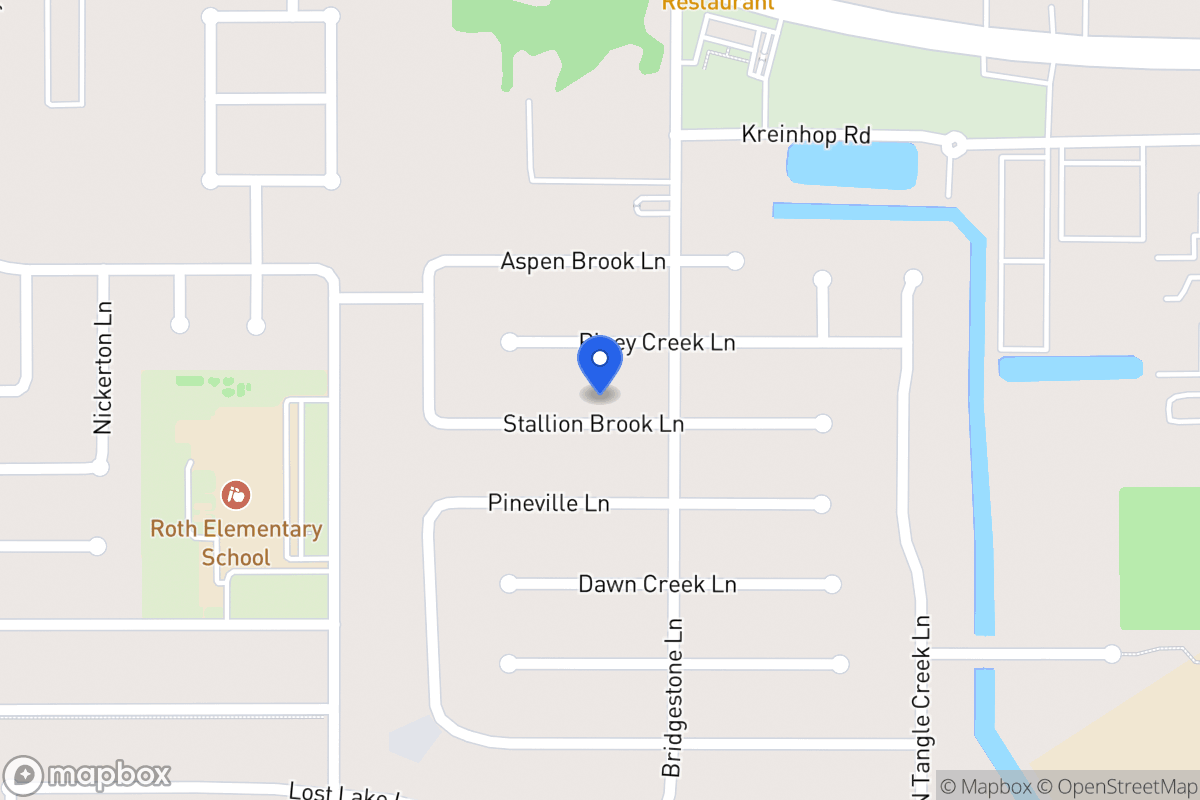 Map of 4414 Stallion Brook Ln, Spring
