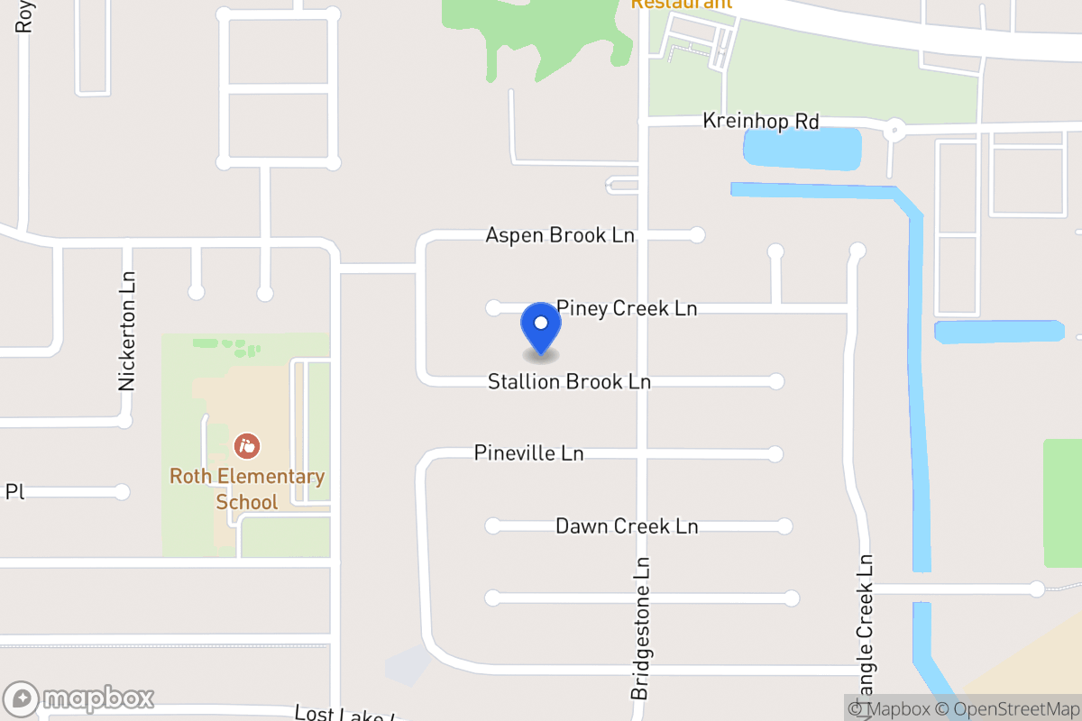 Map of 4422 Stallion Brook Ln, Spring