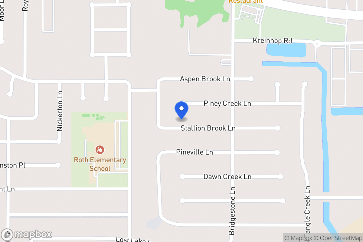 Map of 4510 Stallion Brook Ln, Spring