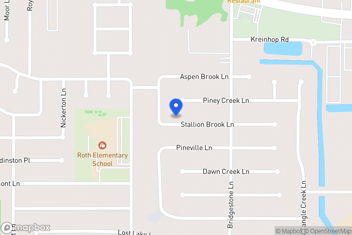 Map of 4514 Stallion Brook Ln, Spring