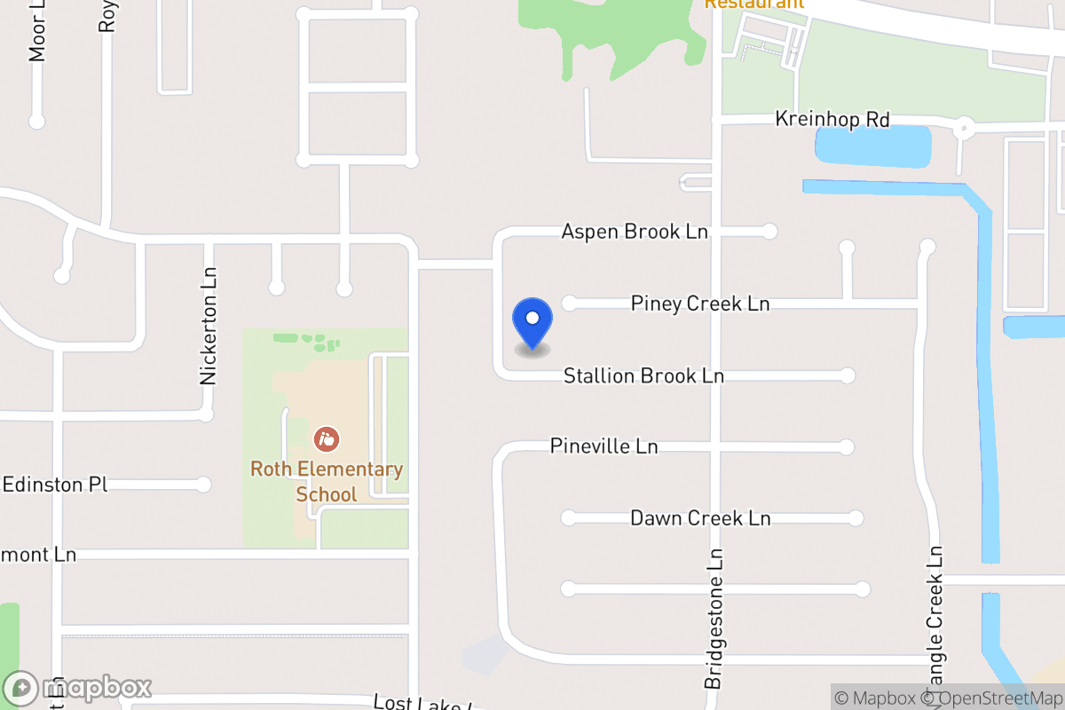 Map of 4518 Stallion Brook Ln, Spring