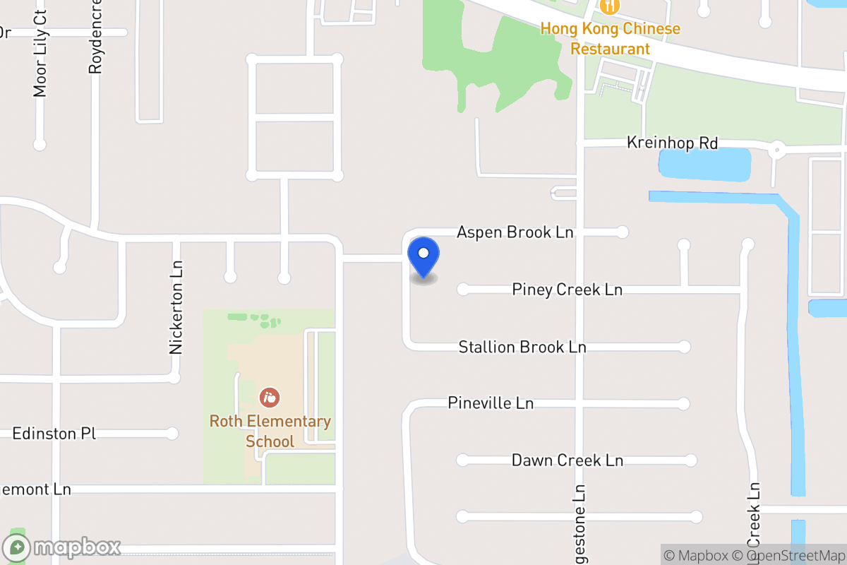Map of 21722 Slippery Creek Ln, Spring