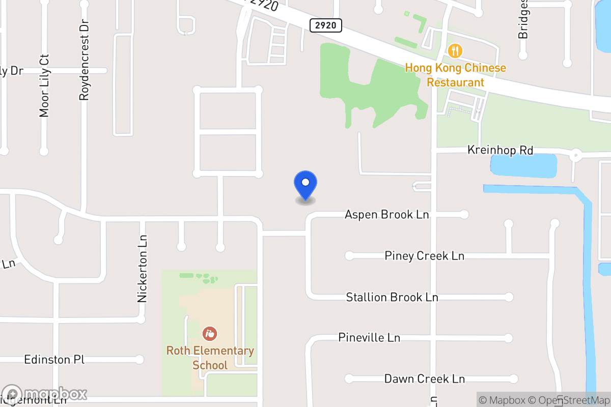 Map of 4526 Aspen Brook Ln, Spring