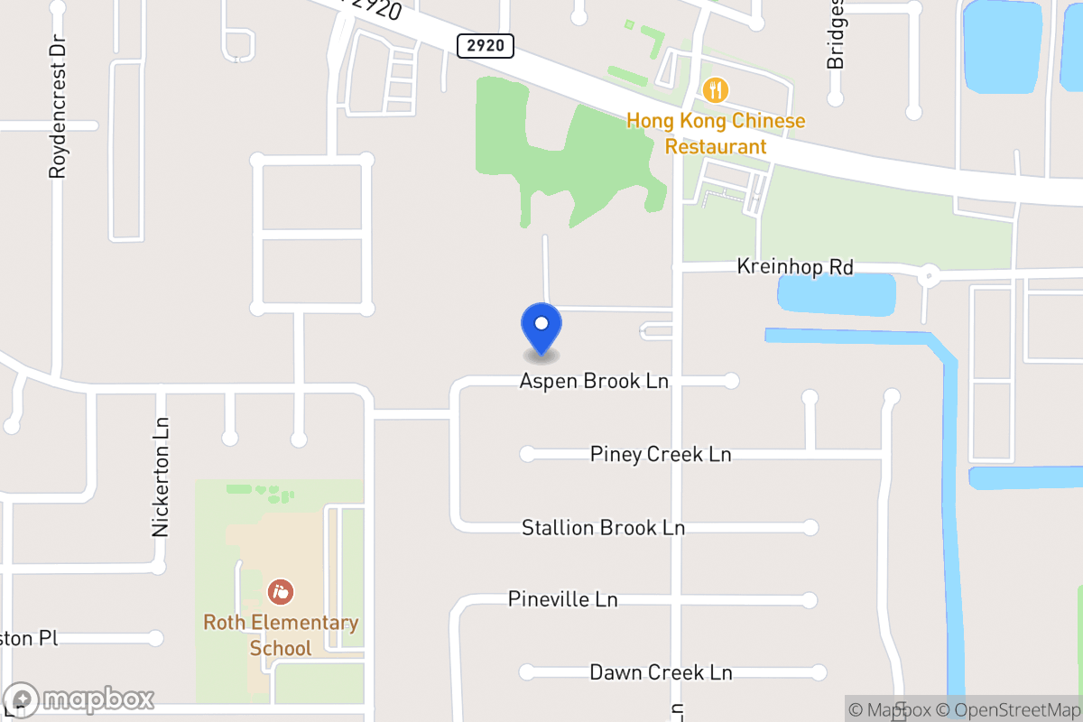 Map of 4506 Aspen Brook Ln, Spring