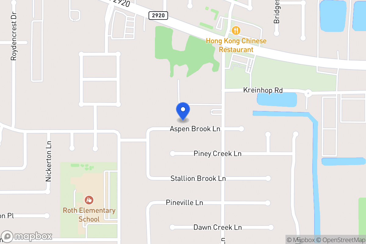 Map of 4502 Aspen Brook Ln, Spring