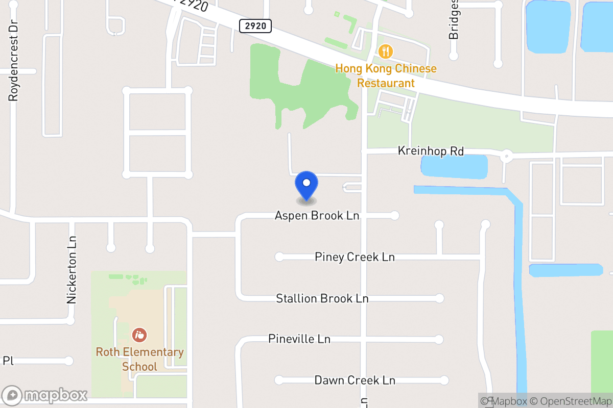 Map of 4422 Aspen Brook Ln, Spring