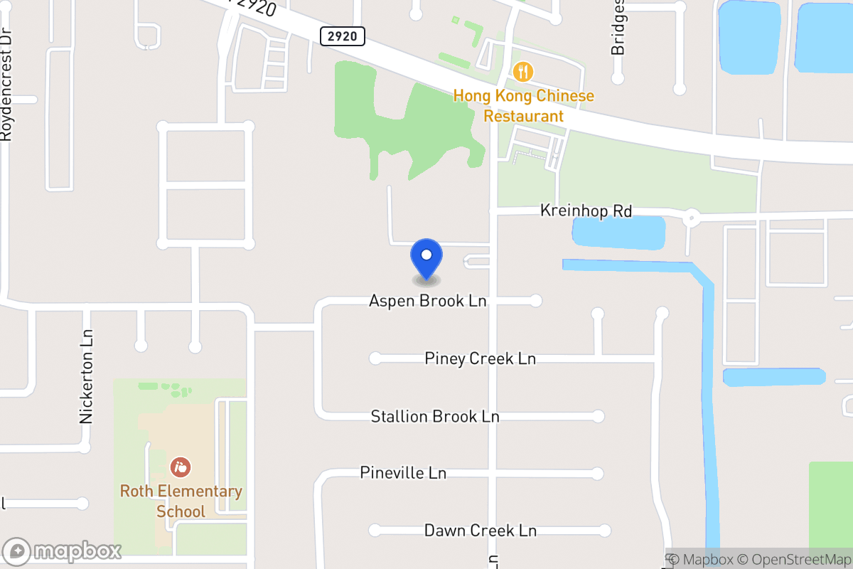 Map of 4418 Aspen Brook Ln, Spring