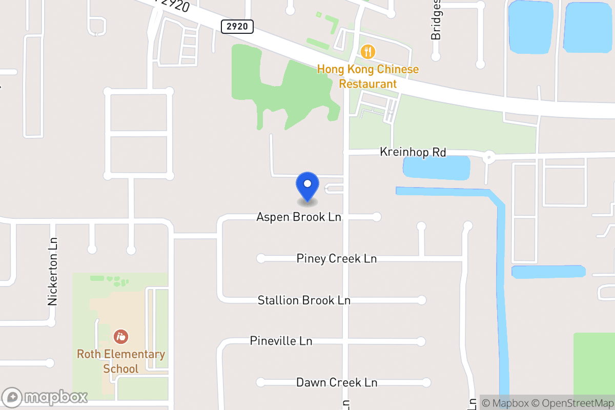 Map of 4414 Aspen Brook Ln, Spring