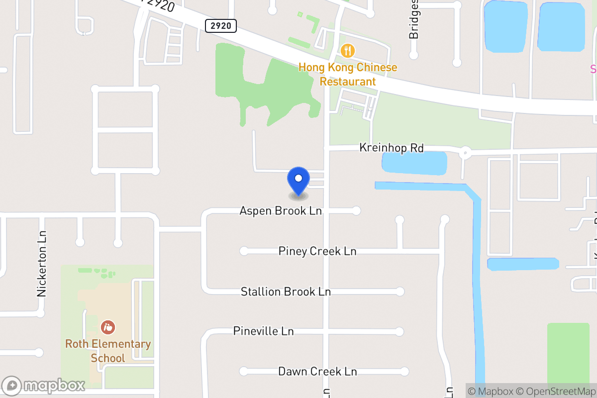 Map of 4410 Aspen Brook Ln, Spring