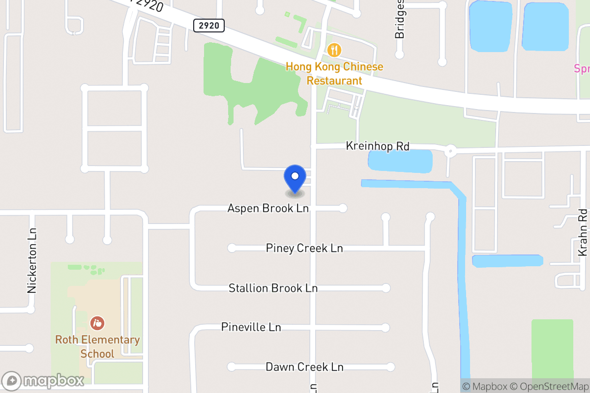 Map of 4406 Aspen Brook Ln, Spring