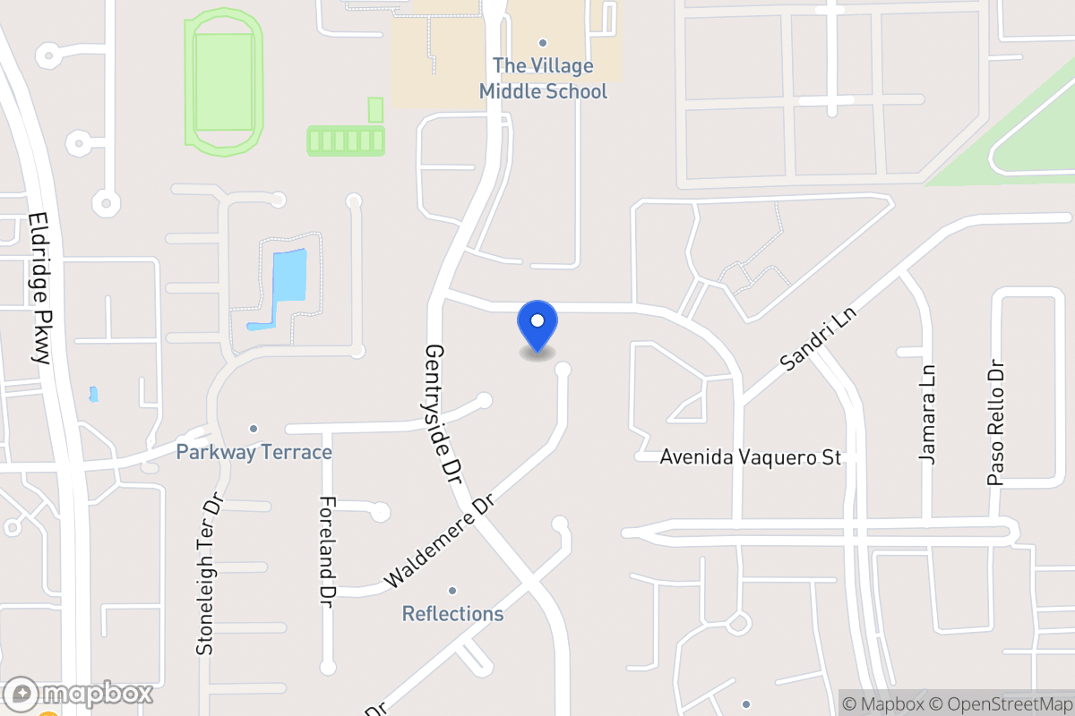 Map of 13002 Waldemere Dr, Houston
