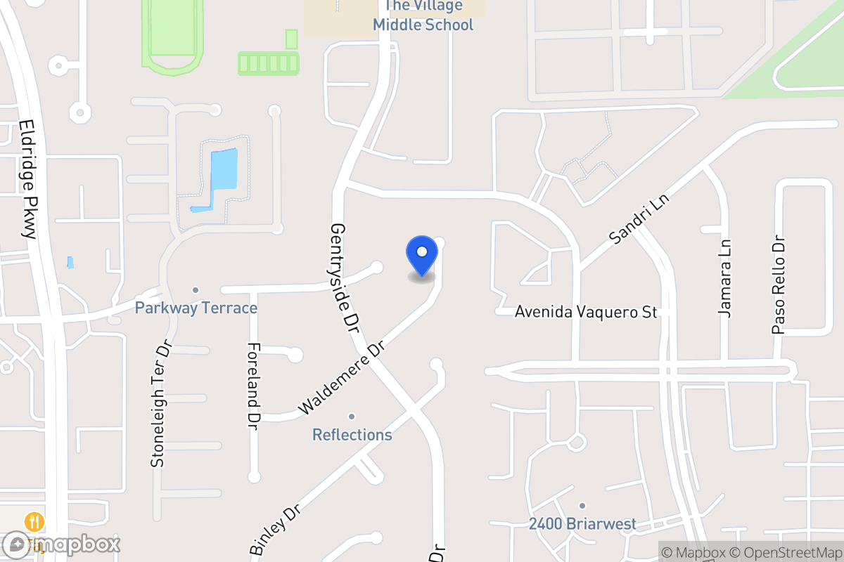 Map of 13018 Waldemere Dr, Houston