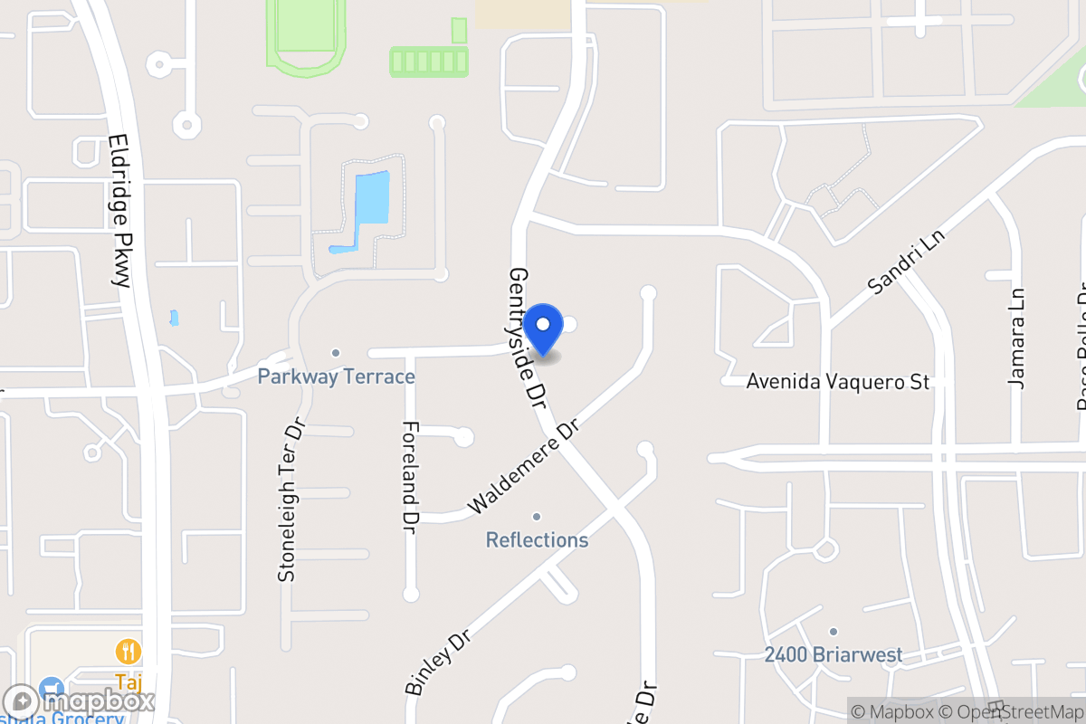 Map of 13015 Rincon Dr, Houston