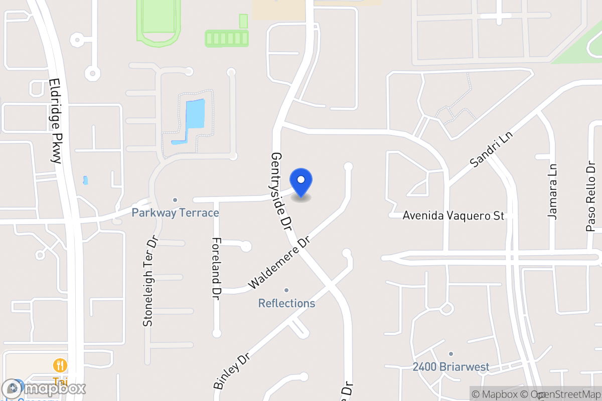 Map of 13011 Rincon Dr, Houston