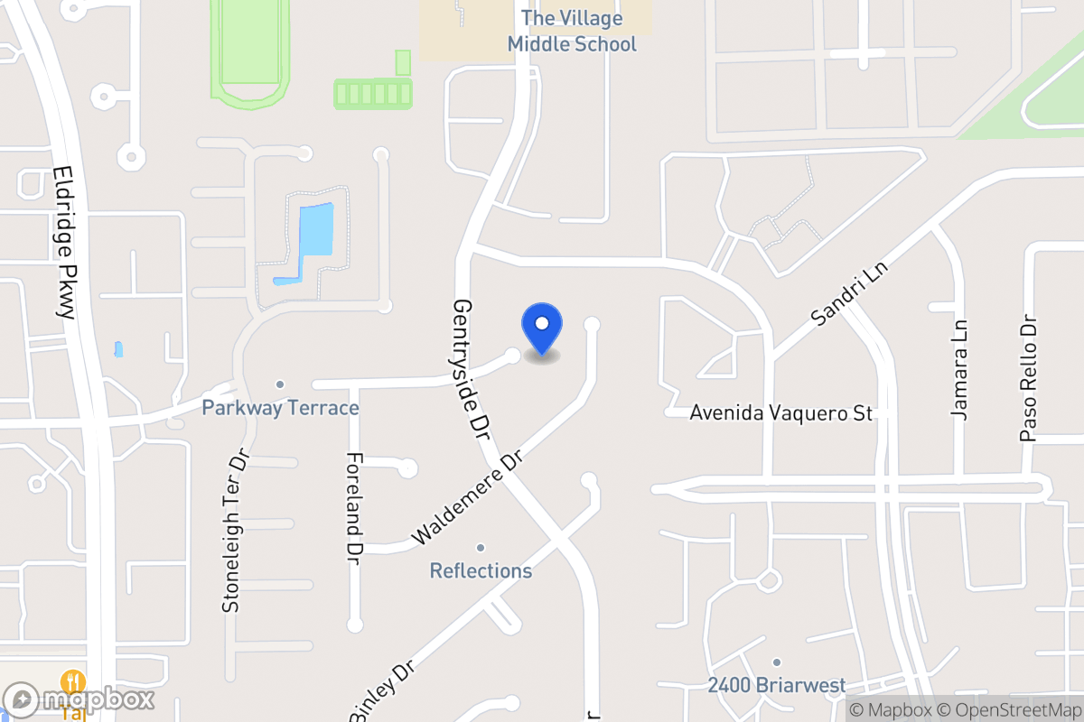 Map of 13003 Rincon Dr, Houston